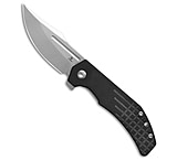 Image of Kansept Knives Tenable Orion Liner Lock Knife Frag Black G-10 3.1 Satin 07FFD23D
