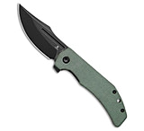 Image of Kansept Knives Tenable Orion Liner Lock Knife Green Micarta 3.1 Black SW 69C45034