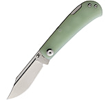 Image of Kansept Knives Wedge Lockback Jade 2.25 in 154CM Stainless Steel Folding Knife