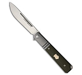 Image of Karbon Knives Flatline Frame Lock Knife OD Green G-10 3 Satin 154CM 4124D8FF