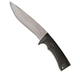Image of Katz Knives Black Kat Fixed Blade Knife Black Kraton 6.125 Bead Blast A921F16C