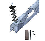 Image of Kel Tec PF9 Rear Sight Adjustment Kit PF9-457