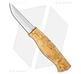 Image of Kellam Falcon Puukko Curly Birch 3.00in Fixed Blade Knife