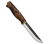 Image of Kellam Knives Puukko Fixed Blade Knife Stained Curly Birch 5 Satin C9F4DFA7