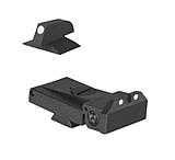 Image of Kensight LPA TRT Arctic White Dot Serrated Beveled Blade Adjustable Target 1911 Rear Sight