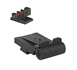 Image of Kensight Rollo 1911 Low-Profile Fiber Optic Flat Base Adjustable Combat Sight Set