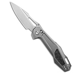 Image of Ketuo Griffin V3.2 Button Lock Knife Titanium/Shred CF Inlay 3.54 BB 3C55D6F6