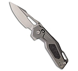 Image of Ketuo Mini Griffin Button Liner Lock Knife Titanium/Shred CF 2.9 Satin 64AAA222