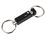 Image of Key-Bak Quick Release Side Slide, Pull Apart Key Holder w/ 2 Split Rings