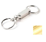 Image of Key-Bak Quick Release, Pull Apart Key Holder w/ 2 Split Rings