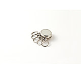Image of Key-Bak 8802 Spider Key Holder w/ 5 Split Rings and Chrome Finish