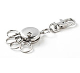 Image of Key-Bak 8803 Spider Key Holder w/ 4 Split Rings, Trigger, Chrome - 5-Pack