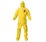 Image of Kimberly Clark KleenGuard A70 Coverall w/Hood, Boot, 12 Pack