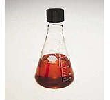 Image of Kimble/Kontes KIMAX Brand Erlenmeyer Flasks with Screw Cap, Capacity Scale 26505 250, Pack of 6