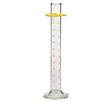 Image of Kimble/Kontes KIMAX Brand Reverse Metric Scale Graduated Cylinders, Class A 20028W 1000 White Scale, Case