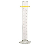 Image of Kimble/Kontes KIMAX Brand Reverse Metric Scale Graduated Cylinders, Class A 20028W 25 White Scale, Pack