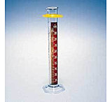 Image of Kimble/Kontes KIMAX Brand Single Metric Scale Graduated Cylinders, Class B, with Red Stripe 20024D 50, Pack of 4