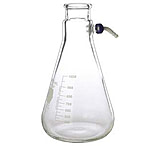 Image of Kimble/Kontes KIMAX Filtering Flasks with Quick-Release Hose Barb Connector, Capacity Scale, Kimble Chase 27070 250