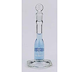 Image of Kimble/Kontes KIMAX Micro Volumetric Flasks with [ST] Glass Stopper, Cylindrical, Class A, Serialized and Certified, Kimble Chase 28017A 2