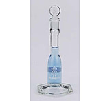 Image of Kimble/Kontes KIMAX Micro Volumetric Flasks with [ST] Glass Stopper, Cylindrical, Class A, Serialized and Certified, Kimble Chase 28017A 10