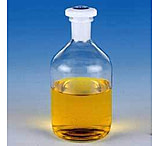 Image of Kimble/Kontes KIMAX Solution Bottles with Color-Coded PTFE [ST] Flathead Stopper, Kimble Chase 15097 250