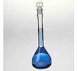 Image of Kimble/Kontes KIMAX Volumetric Flasks with [ST] Glass Stopper, Class B, Kimble Chase 28015 100