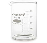 Image of Kimble/Kontes Heavy-Duty Low-Form Beakers with Double-Capacity Scale, Borosilicate Glass VW14005 4000, Pack