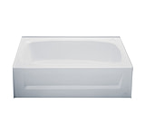 Image of Kinro Composites Abs Bath Tub With Apron - 27in x 54in., Right Hand
