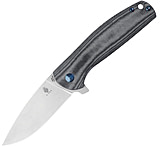 Image of Kizer Cutlery Gemini Linerlock Micarta 3.13 in Stainless Steel Folding Knife