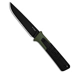 Image of Kizer Cutlery Kizer Area Eight Fixed Blade Knife Black/Green G-10 4.2 Black PVD 95104B4C
