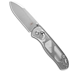 Image of Kizer Cutlery Kizer Azo Drop Bear Clutch Lock Knife White Acrylic 3 Satin 4C341D71