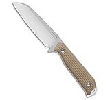 Image of Kizer Cutlery Begleiter Fixed Blade Knife Brown G-10 3.7 Satin 9033D5E1