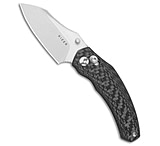 Image of Kizer Cutlery Mini Bulldog Clutch Lock Knife Carbon Fiber 2.5 Stonewash 9084C820