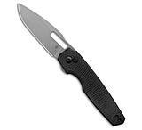 Image of Kizer Cutlery Kizer Dogfish Button Lock Knife Black Micarta 3.1 Satin Nitro-V 766BBCA1