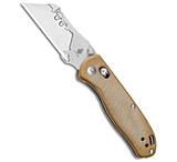 Image of Kizer Cutlery Kizer Drop Bear Utility Clutch Lock Knife Brown Micarta 2.7 Satin V3619JA7 FD1765B2
