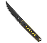 Image of Kizer Cutlery Kizer Kwaiken Fixed Blade Knife Black/Yellow G-10 3.9 Black Nitro-V 1066A3 ACA8A3BD