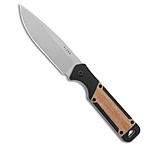 Image of Kizer Cutlery Kizer Militaw Fixed Blade Knife Black G-10 + Brown Micarta Inlay 3.8 Satin 959B02ED