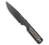 Image of Kizer Cutlery Kizer Militaw Fixed Blade Knife Black G-10 Copper Camo Fatcarbon 3.8 Black 4CBD41E0