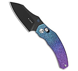 Image of Kizer Cutlery Kizer Mini Bulldog Clutch Lock Knife Blue/Purple Titanium 2.5 Black Matte DLC FEBF4A29
