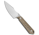 Image of Kizer Cutlery Kizer Mini Harpoon Fixed Blade Knife Brown Micarta 3 Satin 1040S7 2E488EC0