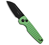 Image of Kizer Cutlery Kizer Parakeet Button Lock Knife Green Aluminum 2.5 Black 7C3920F2