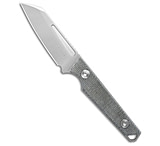 Image of Kizer Cutlery Kizer Phasmids Fixed Blade Knife Black Micarta 2.80 Satin 70AF8044