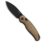 Image of Kizer Cutlery Kizer Phoca BD Button Liner Lock Knife Brown Norplex UltreX Micarta 3 BLK SW 31690993