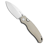 Image of Kizer Cutlery Kizer Phoca BD Button Liner Lock Knife Sand Aluminum 3 Satin 8674C897