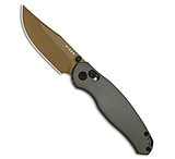 Image of Kizer Cutlery Kizer Phoca CC Clutch Lock Knife Black Aluminum 2.9 Sunset Metal PVD V3780A2 2FC25580