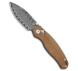 Image of Kizer Cutlery Kizer Phoca CD Clutch Lock Knife Mkuruti Wood 3 Damascus V3781CDA3 16A4470C