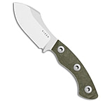 Image of Kizer Cutlery Kizer Rook Fixed Blade Knife Green Micarta 3.1 Satin AEB-L 1090A4 F9CDF9EC
