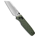 Image of Kizer Cutlery Kizer Task Clutch Lock Knife OD Green G-10 3 Stonewash 3E9FA7B5