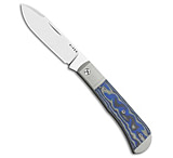 Image of Kizer Cutlery Kizer Trestle D Slip Joint Knife Blue/Gray Norplex UltreX Micarta 2.95 Satin D439D9AC