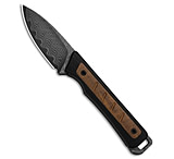 Image of Kizer Cutlery Kizer Whiskey Jack Fixed Blade Knife Black G-10/Mkuruti Wood 2.1 Damascus 0DA88760